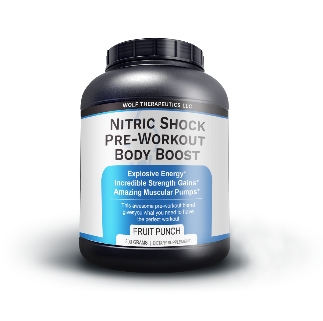 Nitric Shock Pre-Workout Body Boost: Fruit Punch